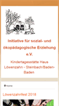 Mobile Screenshot of haus-loewenzahn.de